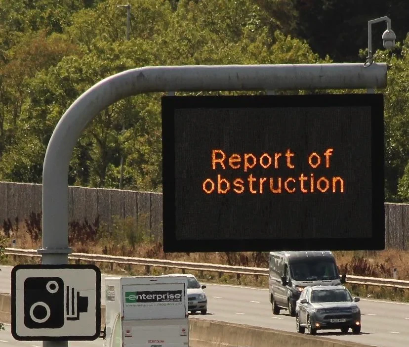 Sheffield Motorway Matrix Displays Mapped