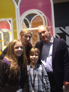 Meeting Tim Berners-Lee with Amy and Dan Mather